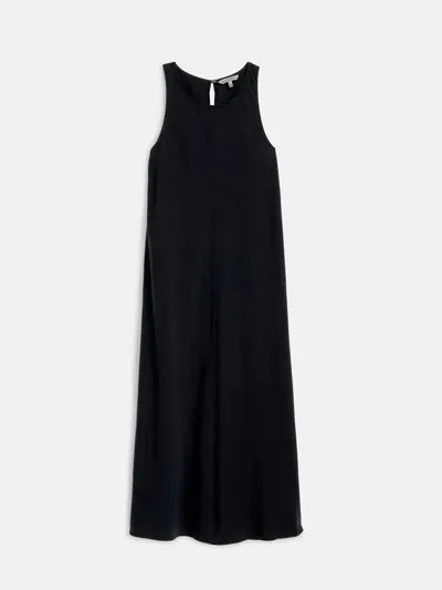 Alex Mill Scarlett Slip Dress In Rich Black