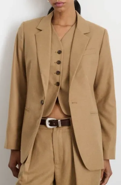 Alex Mill Soho Wool Blazer In Camel