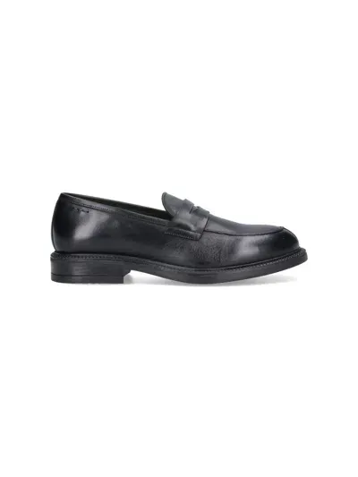 Alexander Hotto Cut-out Loafers In Black  