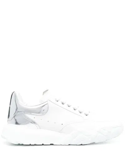 Alexander Mcqueen Alexander Mc Queen Court Leather Sneakers In White