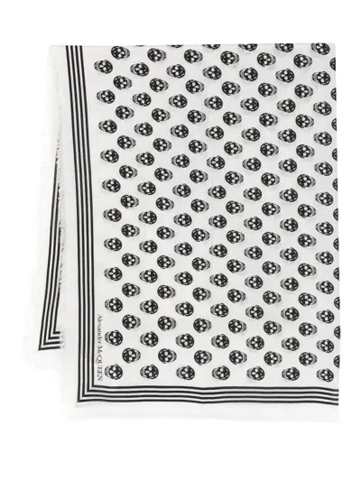 Alexander Mcqueen Alexander Mc Queen Skull Wool Scarf