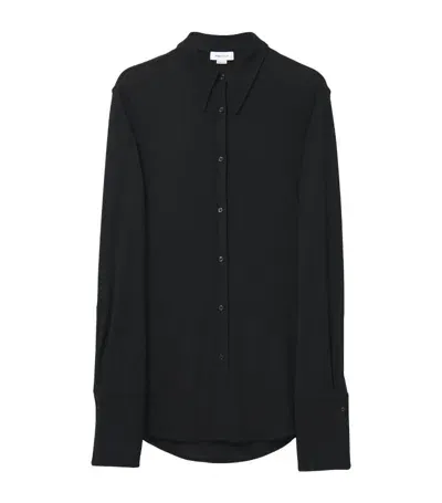 Alexander Mcqueen Back-tie Shirt In Black