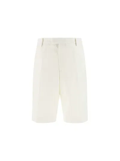 Alexander Mcqueen Baggy Shorts In White