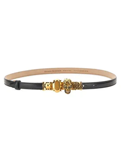 Alexander Mcqueen Belt The Knuckle In Black