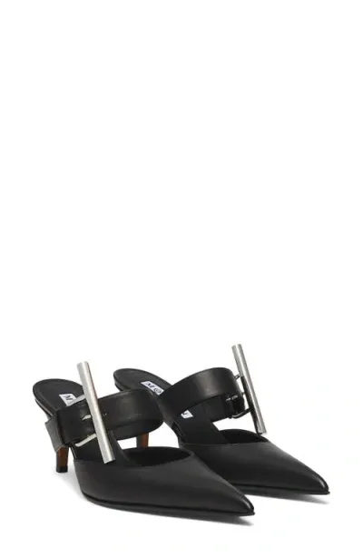 Alexander Mcqueen Birdee Pointed Toe Mule In Black