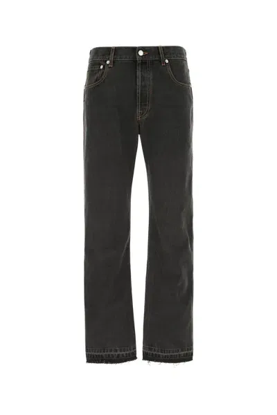 Alexander Mcqueen Black Denim Jeans