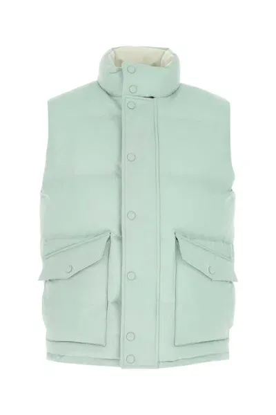 Alexander Mcqueen Padded Sleeveless Gilet In Blue