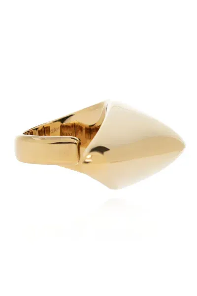 Alexander Mcqueen Brass Ring In Oro