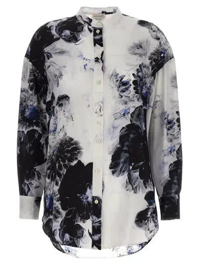 Alexander Mcqueen 'chiaroscuro' Shirt In Multicolor