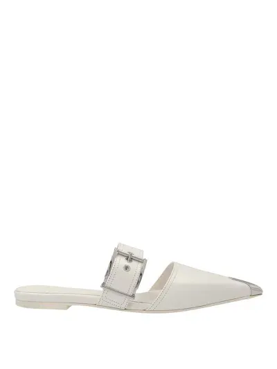 Alexander Mcqueen Chinelas - Punk In White