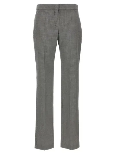 Alexander Mcqueen Cigarette Pants In Gray