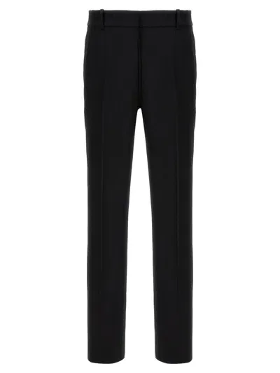 Alexander Mcqueen Cigarette Tailored Pants In Black