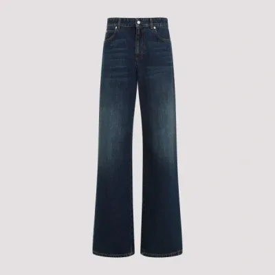 Alexander Mcqueen Cotton Jeans 27 In Blue