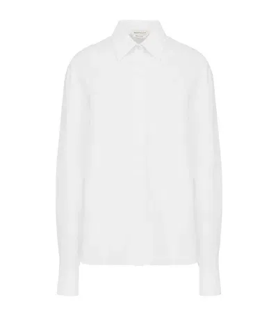 Alexander Mcqueen Cotton Long-sleeve Shirt In White