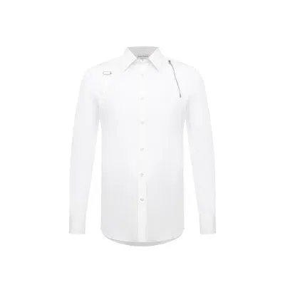 Alexander Mcqueen Cotton Shirt In White