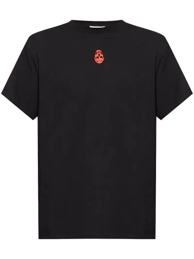 Alexander Mcqueen Crew-neck T-shirt In Black