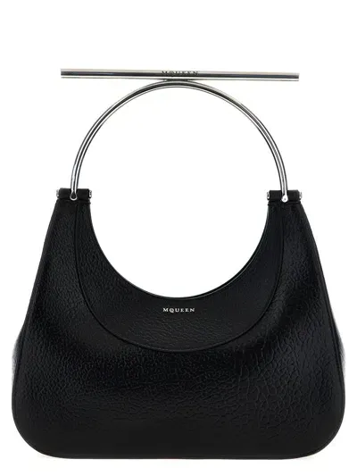 Alexander Mcqueen Top Handle Bags In Black