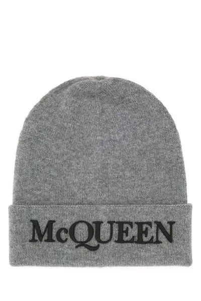 Alexander Mcqueen Cuffia-m Nd  Male In Grey