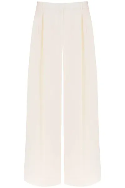 Alexander Mcqueen Double Pleated Palazzo Pants With