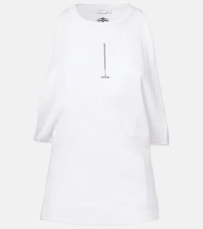 Alexander Mcqueen Draped Top In White