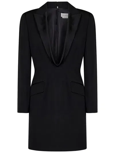 Alexander Mcqueen Dress In Black