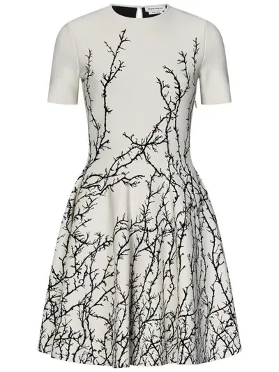 Alexander Mcqueen Dresses In Beige