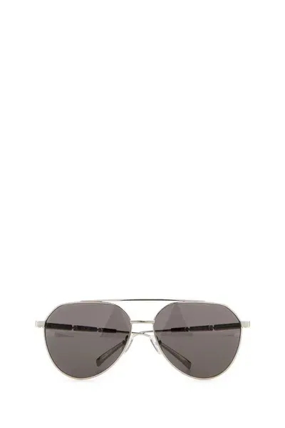 Alexander Mcqueen Eyewear Aviator Sunglasses In Silver