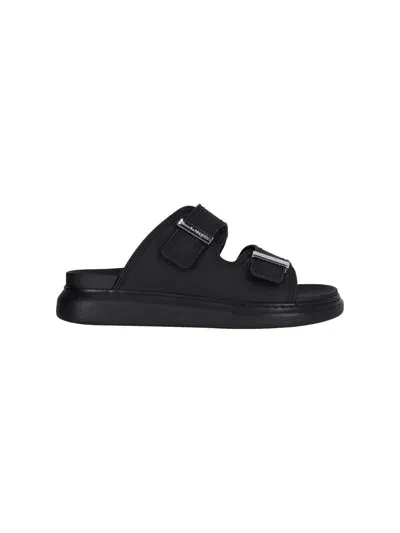 Alexander Mcqueen 'hybrid' Slide Sandals In Black  