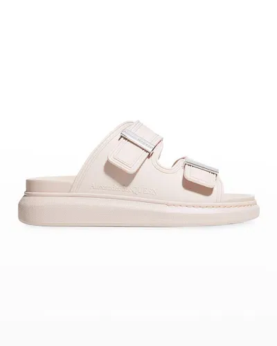 Alexander Mcqueen Hybrid Slide Sandals In Tea Rose