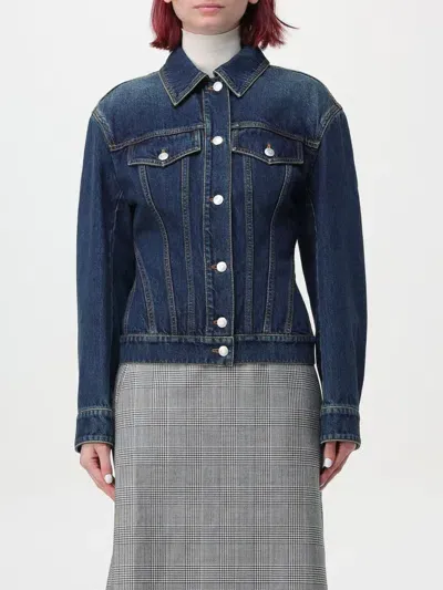 Alexander Mcqueen Jacket  Woman Color Blue In Blau