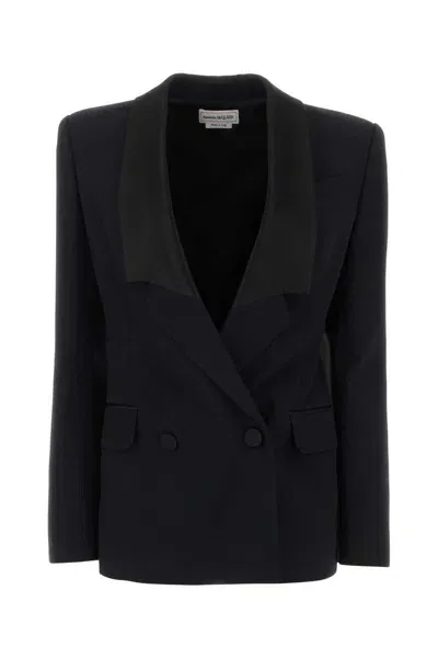 Alexander Mcqueen Jackets And Vests In Black