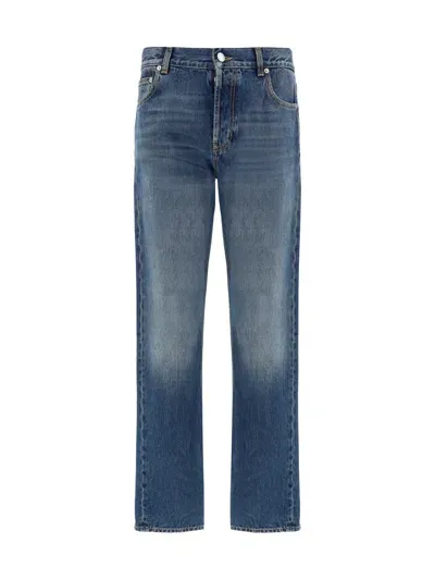 Alexander Mcqueen Jeans In Brown