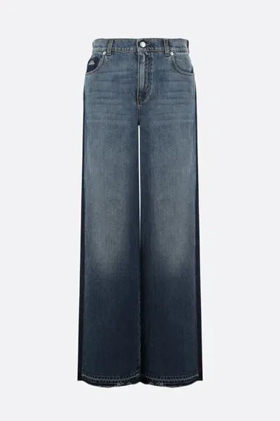 Alexander Mcqueen Jeans In Worn Wash