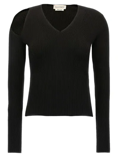 Alexander Mcqueen Knitwear In Black