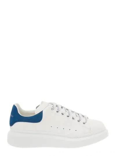 Alexander Mcqueen Leather Larry Sneakers In White