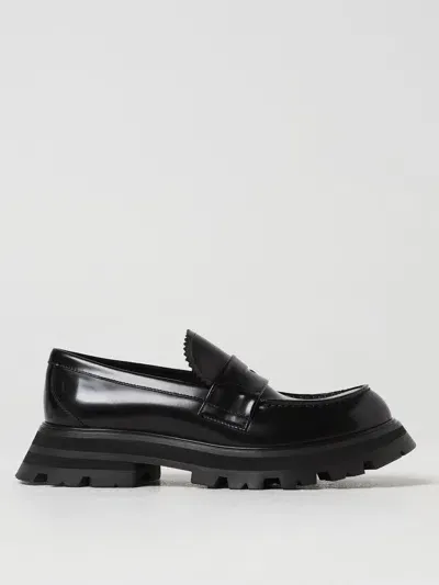 Alexander Mcqueen Loafers  Woman Color Black In 黑色