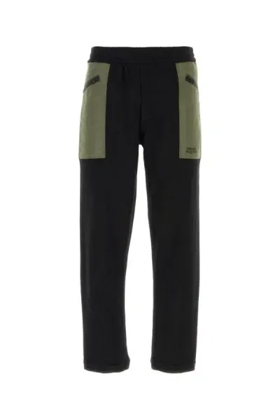 Alexander Mcqueen Man Black Cotton Pant