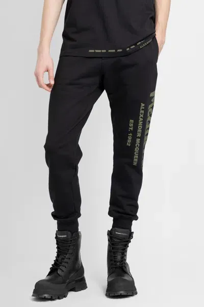 Alexander Mcqueen Man Black Trousers