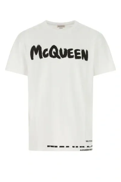 Alexander Mcqueen Printed T-shirt In White