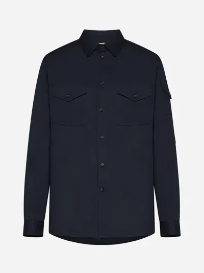 Alexander Mcqueen Shirt In Navy