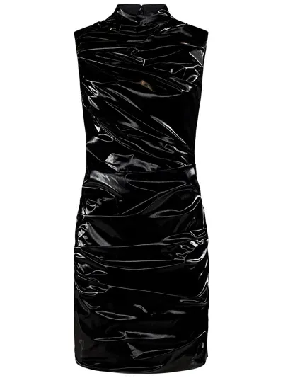 Alexander Mcqueen Mini Dress In Black