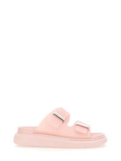 Alexander Mcqueen Oversize Slide Sandal In Pink