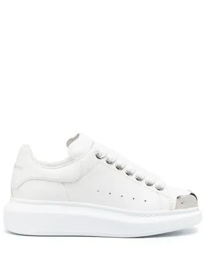 Alexander Mcqueen Oversized Lace-up Sneakers In White