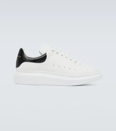 Alexander Mcqueen Oversized Leather Sneakers In Multicoloured