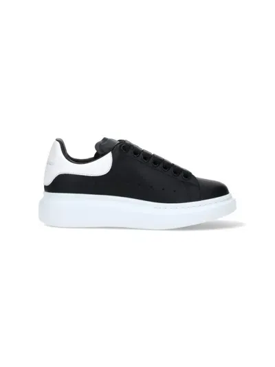 Alexander Mcqueen Oversized Sole Sneakers In Black