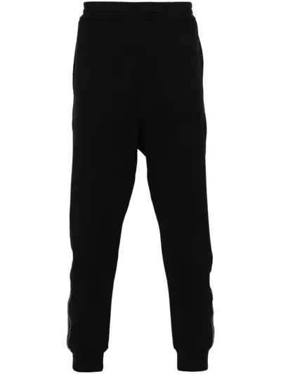 Alexander Mcqueen Pantaloni Sportivi Con Righe In Black