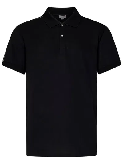 Alexander Mcqueen Polo Shirt In Black