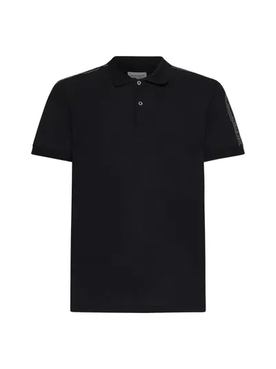 Alexander Mcqueen Polo Shirt In Black