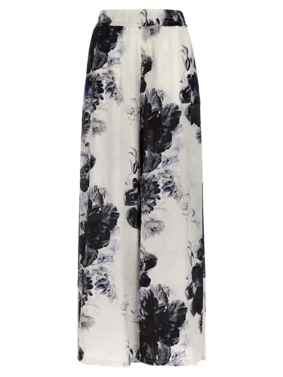 Alexander Mcqueen 'pyjama Chiaroscuro' Pants In White