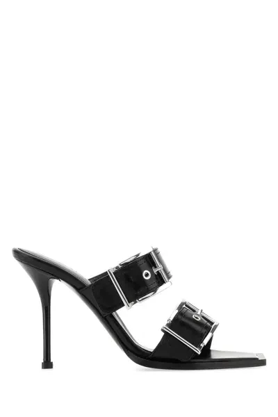 Alexander Mcqueen Sandals In Black